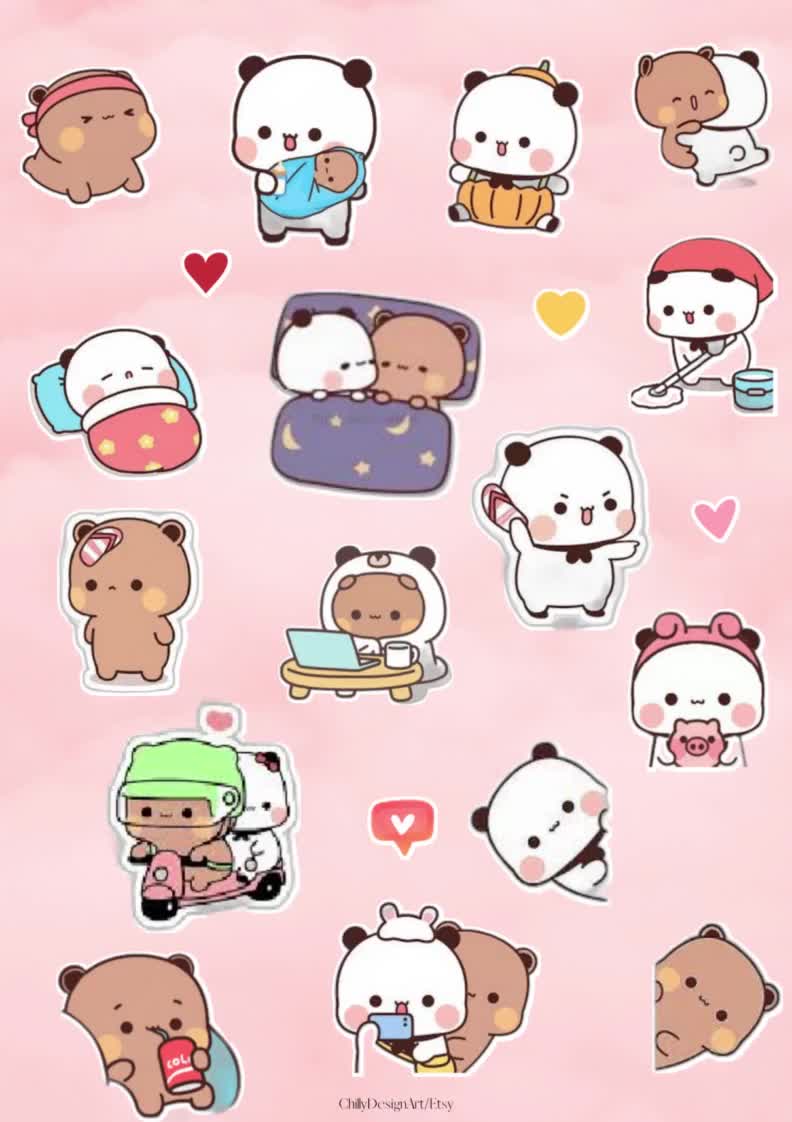 Cute Stickers Bubu Dudu Printable Off