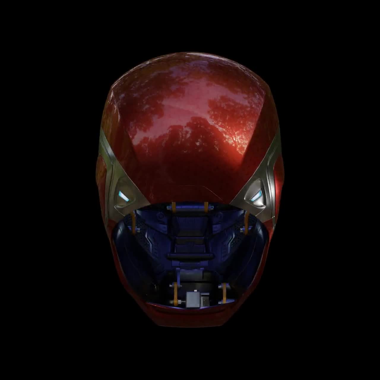 アイアンマン マーク 85 ヘルメット 3D プリント可能モデル (内部の