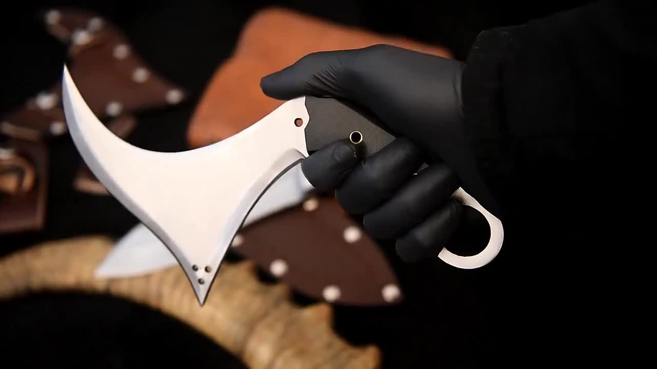 Tekken 8 Victor Chevalier Replica Knives | D2 Steel, Cosplay Prop