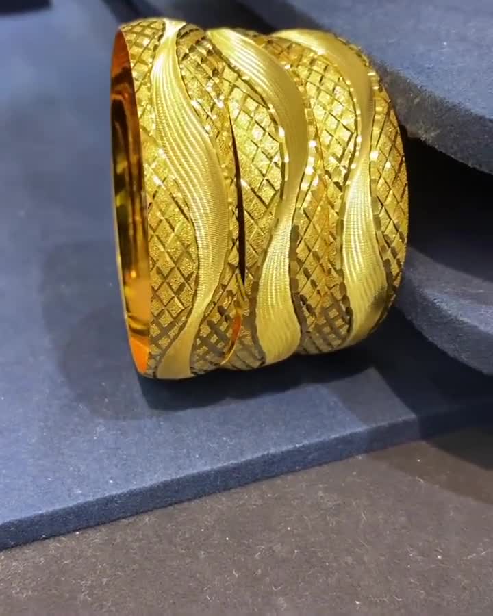 22K Gold Plated Bangle Bracelet: Turkish Style, Elegant Gift - Etsy