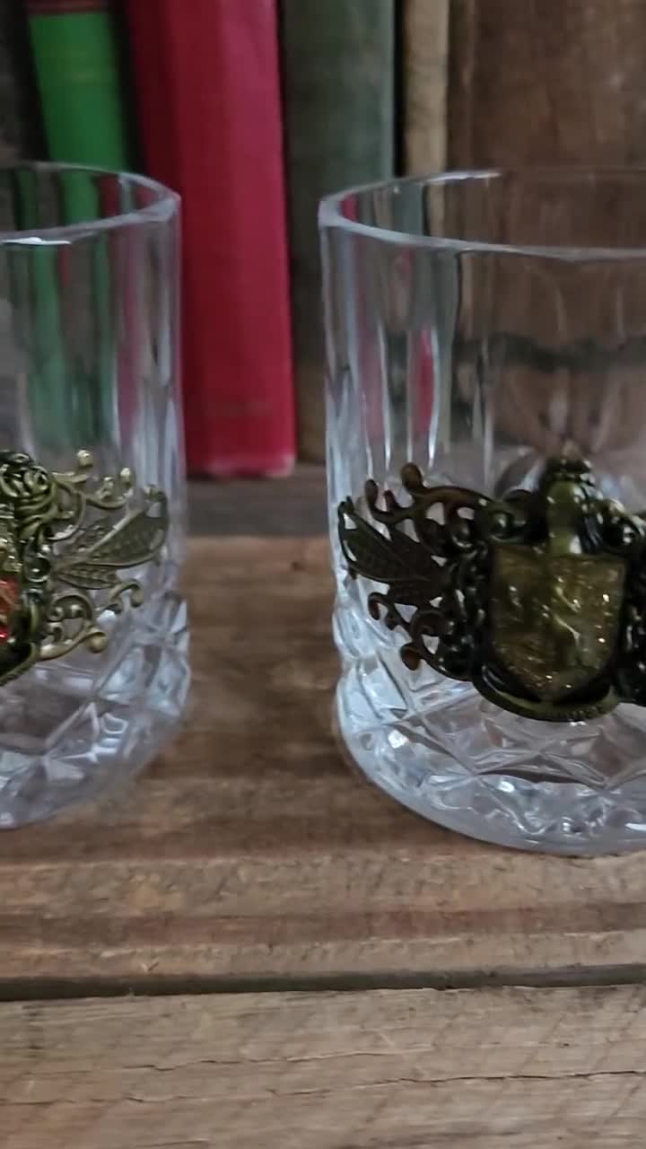 Wizard School Decanter Set: Handmade Magic Crest, 750ml - Etsy