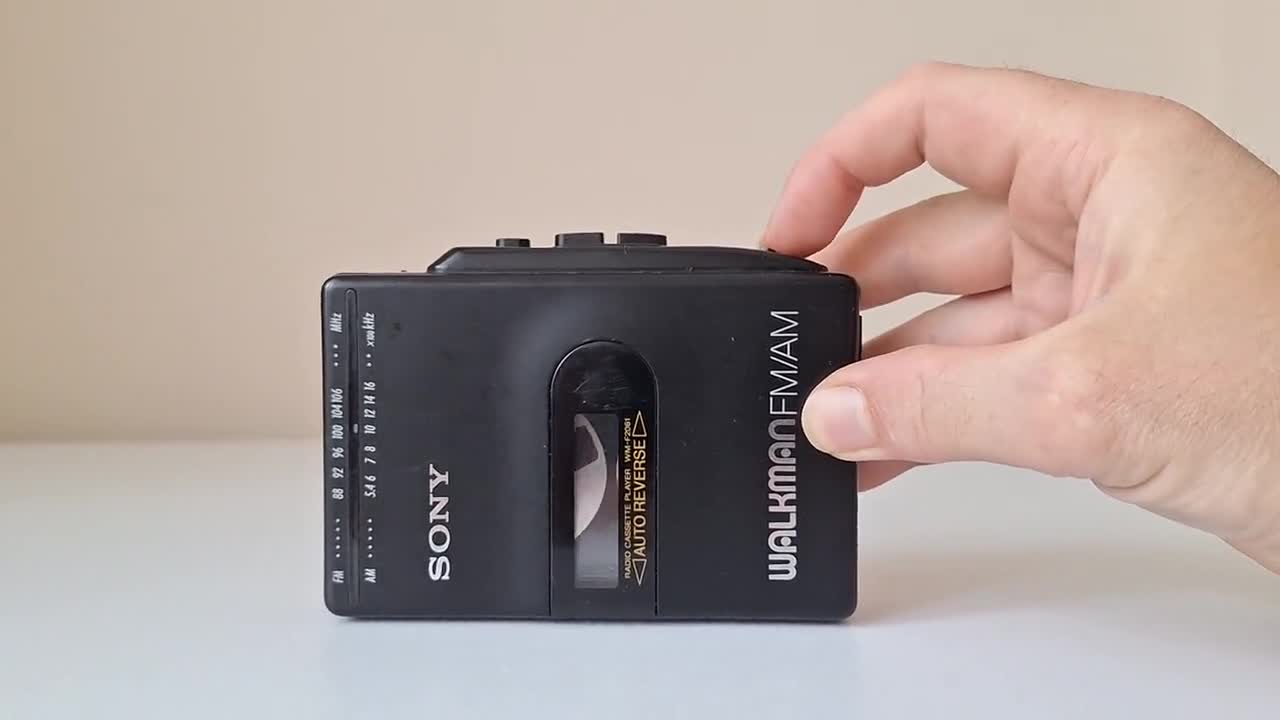Vintage Sony Walkman WM F2061, Working Cassette Player - Etsy