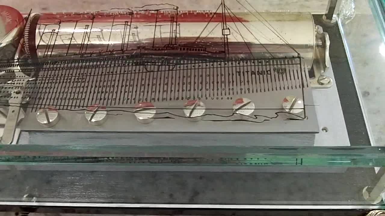 Vintage Reuge Music Box Titanic Special Edition Music Plays My
