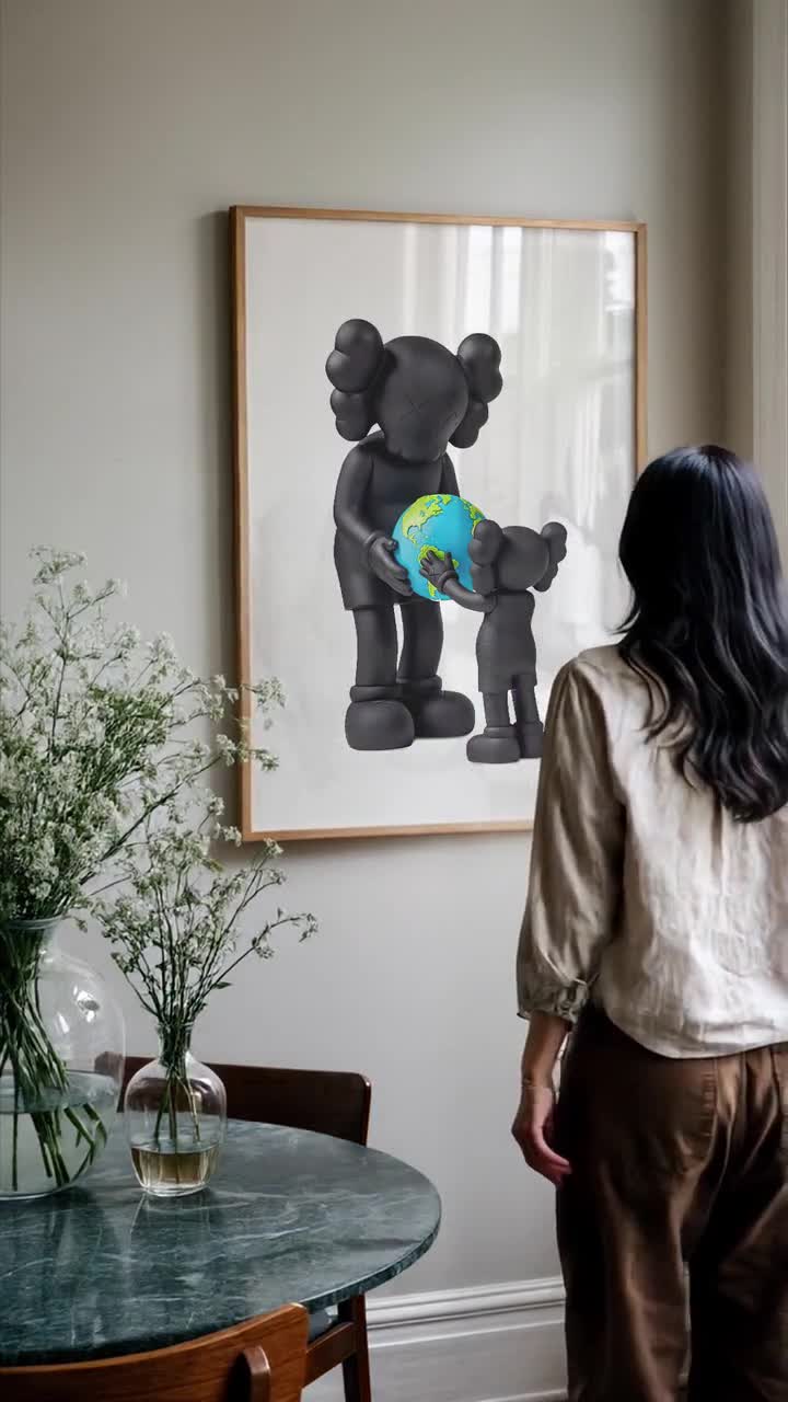 KAWS Figure Poster Set of 3: Hypebeast Room Decor, Dopamine Wall