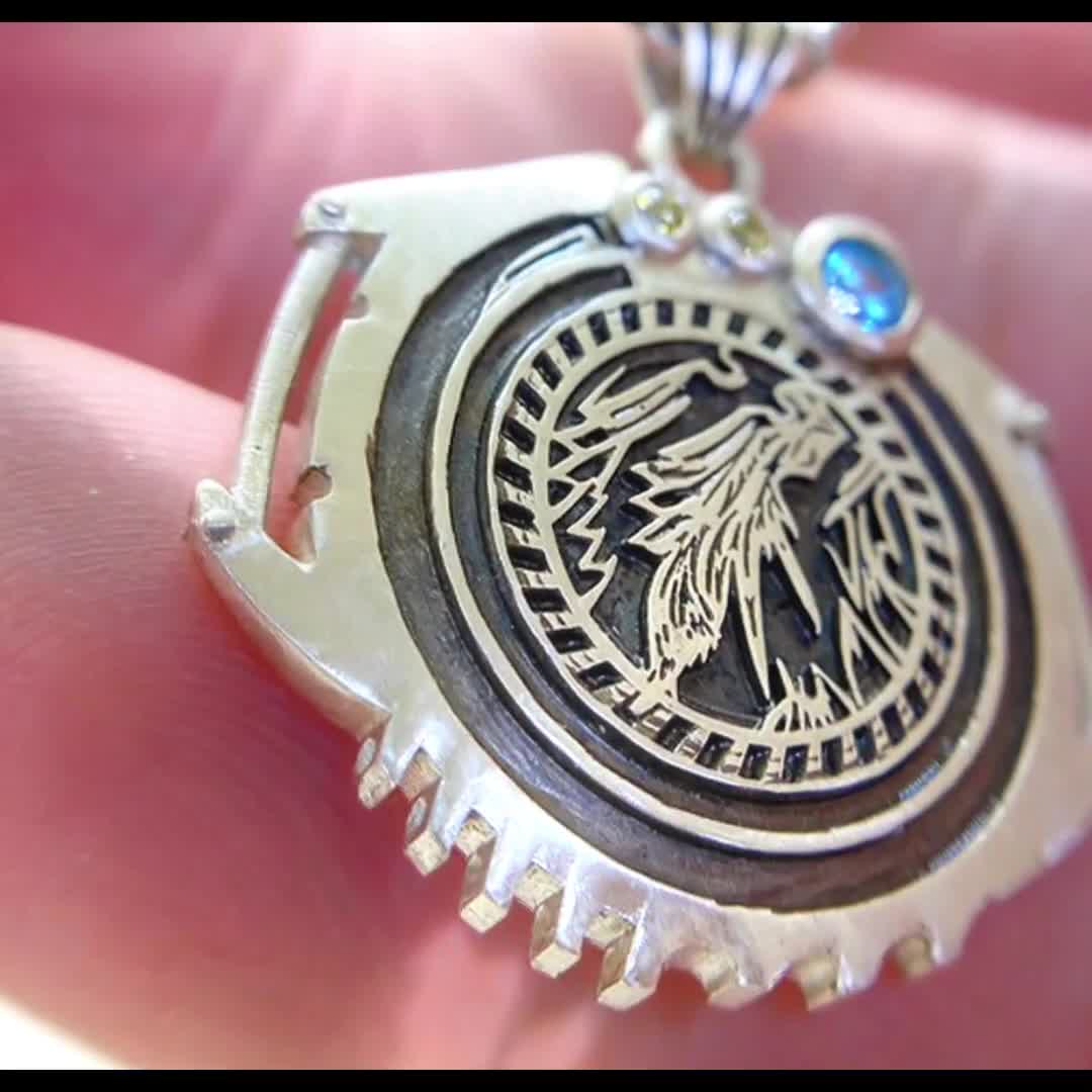 PREMIUM Fanmade Final Fantasy VII Rebirth Sephiroth Necklace