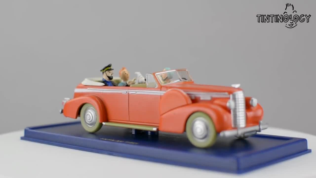 ATLAS TINTIN CAR # 15 Cadillac Fleetwood Delhi Taxi - Tibet Herge