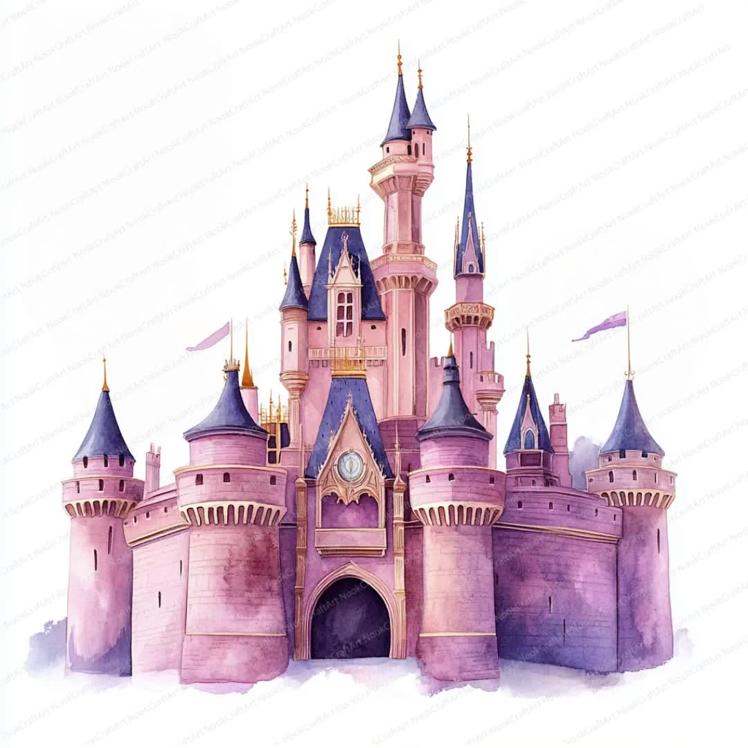 14_Princess_Castle_Clipart_Mag