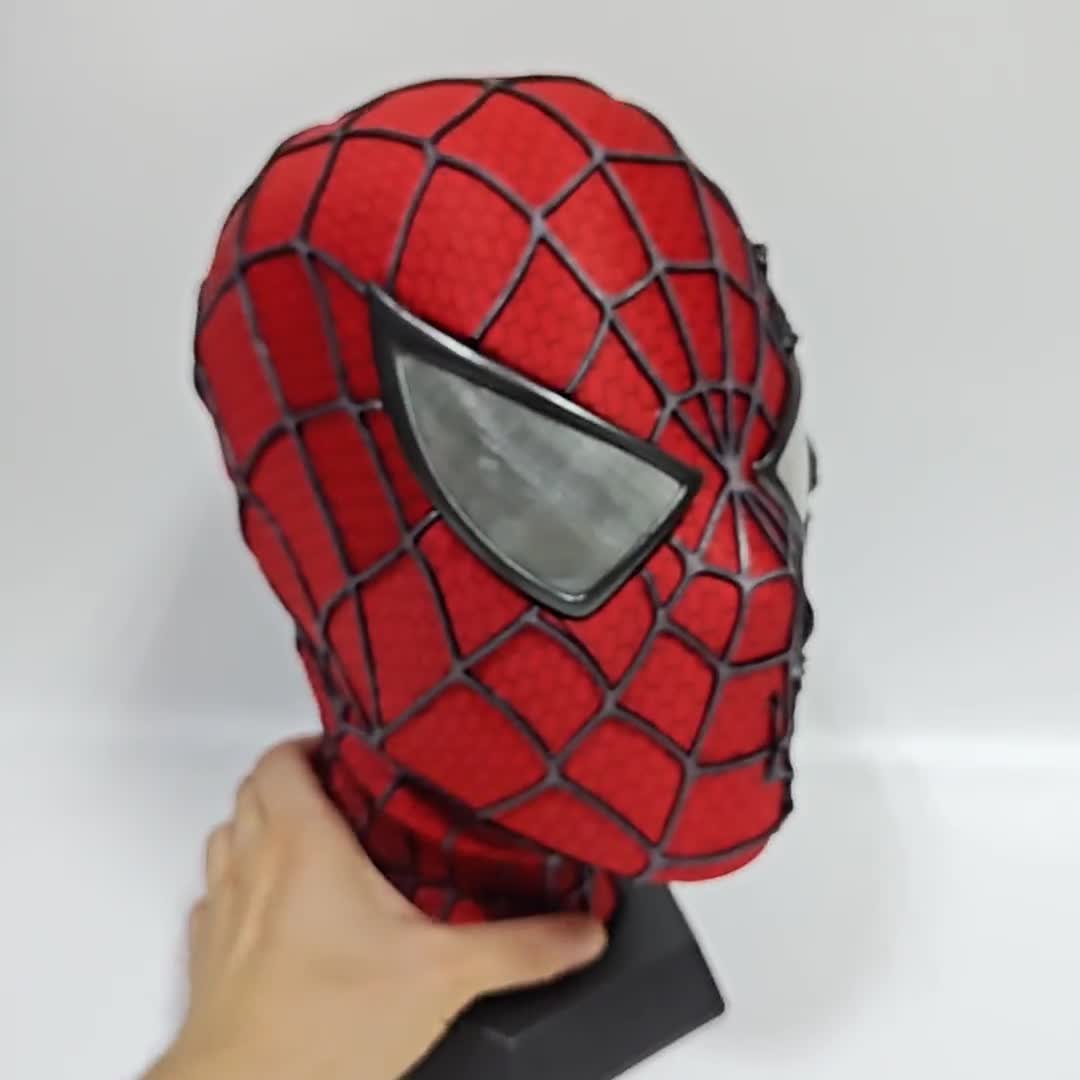 サム・ライミ ハーフフェイス ヴェノム スパイダーマン マスク レッド