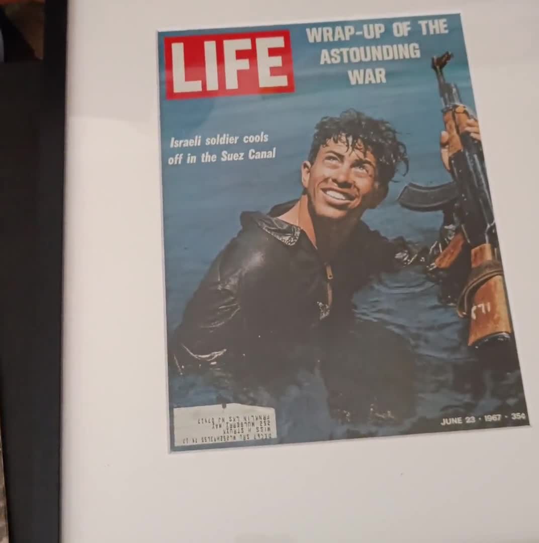 1967 Framed Original LIFE Magazine Cover | Six-day War Edition