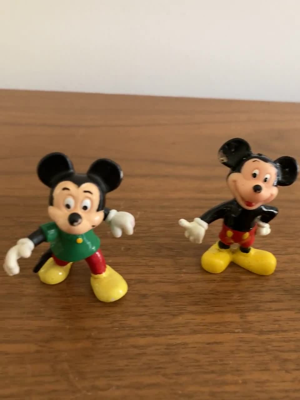 ヴィンテージ ミッキー＆ミニーマウス ミニフィギュア | 80年代