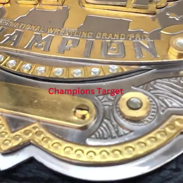 新日本プロレス 第4代IWGPヘビー級チャンピオンベルト 5枚セット 真鍮