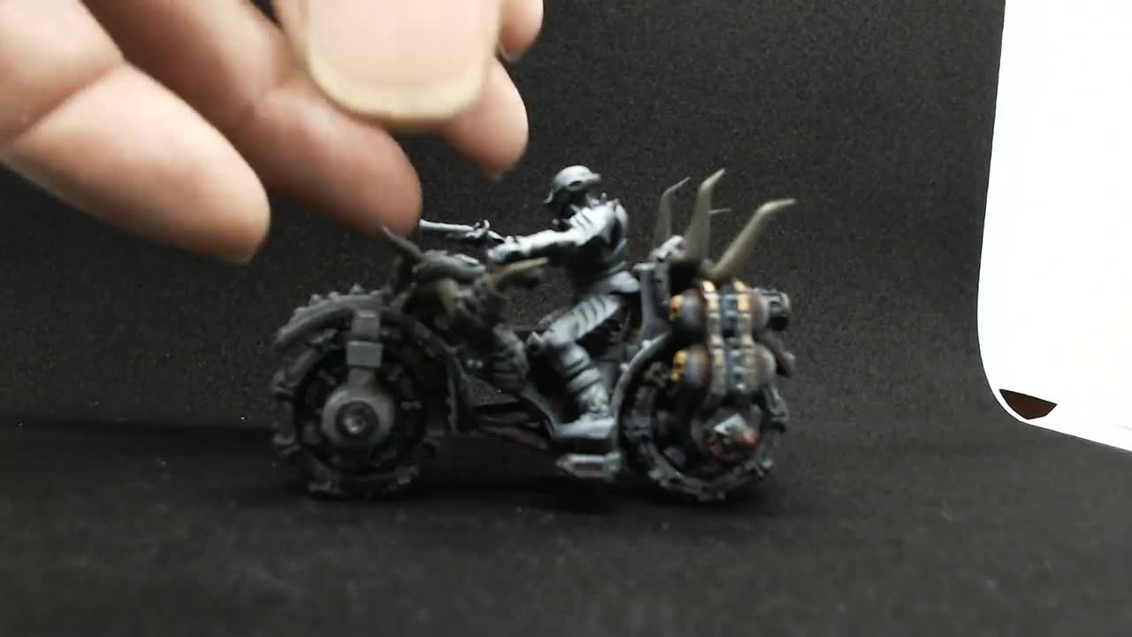 Infernal War Bike Resin Miniature (dungeons and Dragons, Gaslands