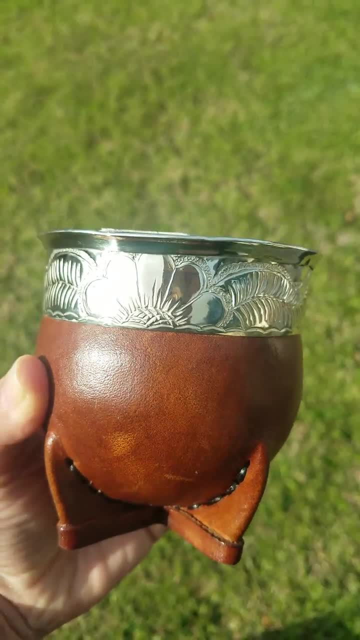 手作りの革製マテ茶瓢箪 | アルゼンチン産マテ茶カップ - Etsy 日本