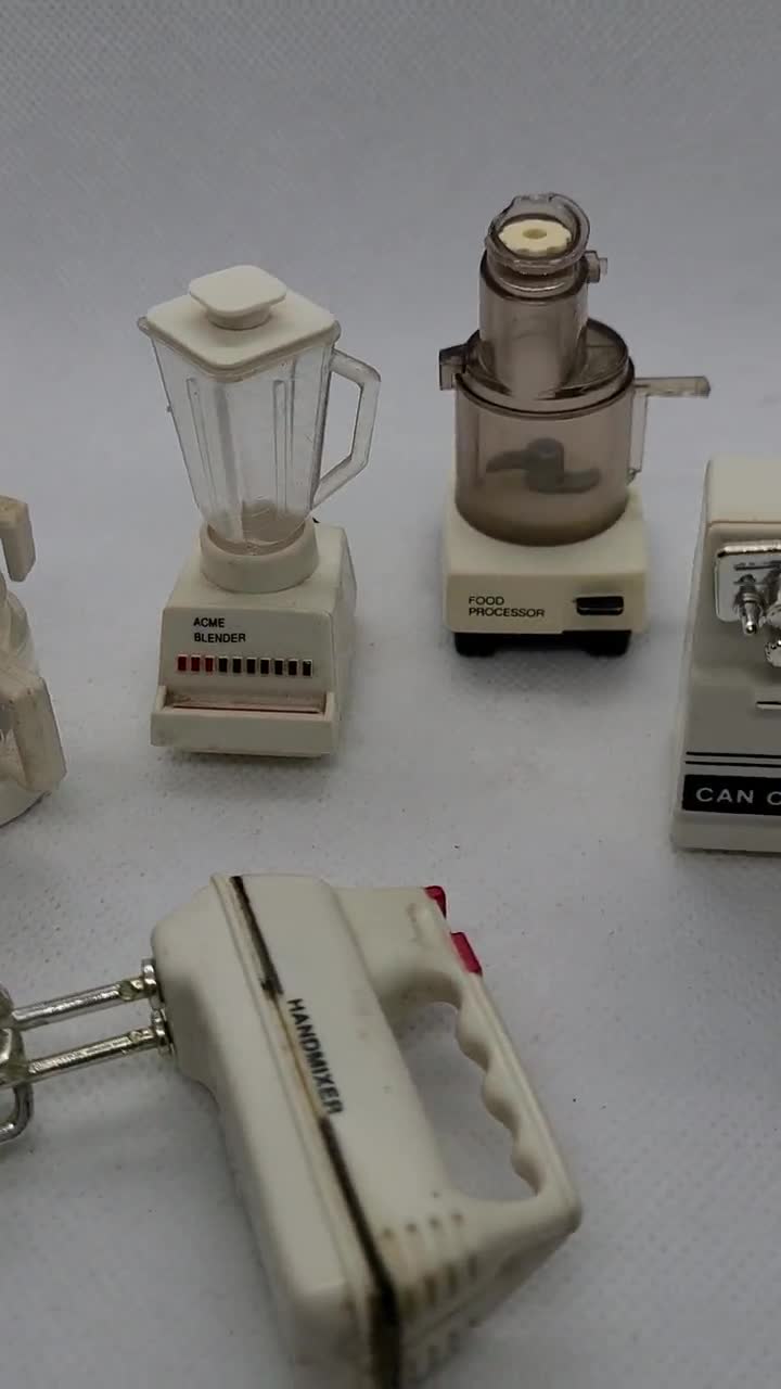 Vintage ACME Coffee Maker, Blender, Food Processor, Can Opener