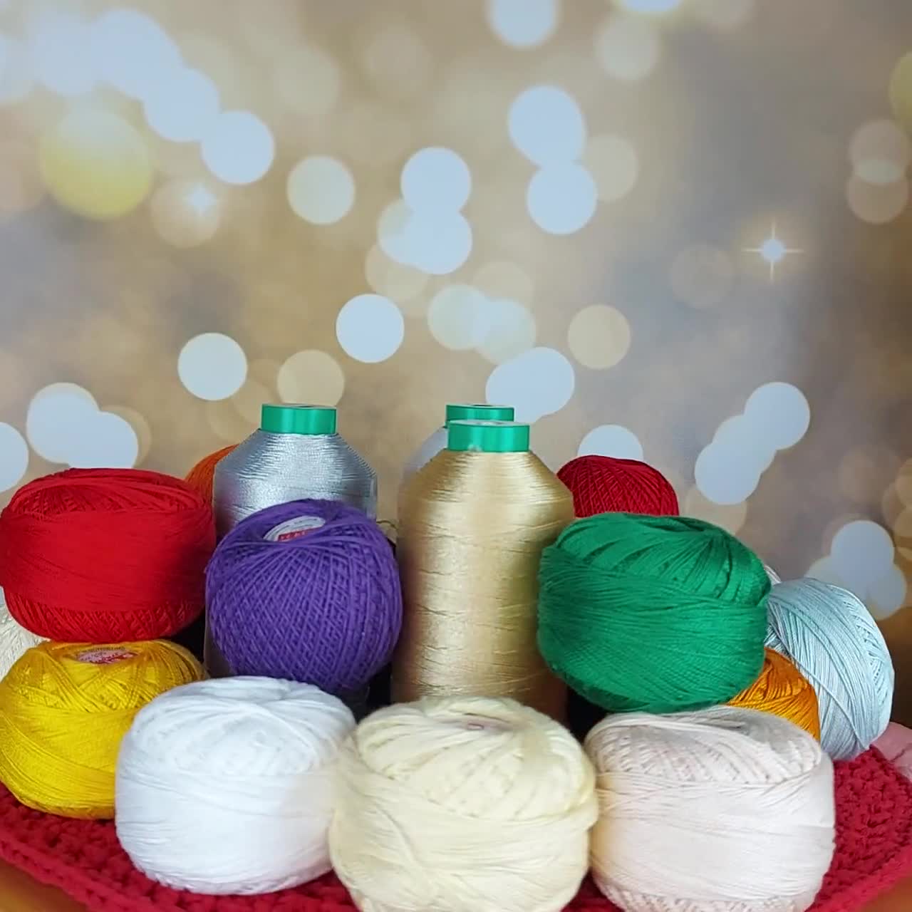 Crochet Thread Size 8, Embroidery Thread, Cotton Yarn Skeins, Fine