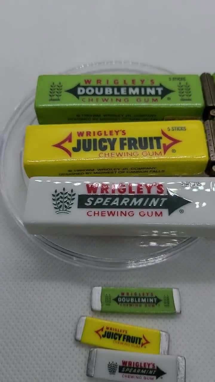 ヴィンテージのWrigley's Gum柄の磁器製蝶番付き小物入れ。 - Etsy 日本