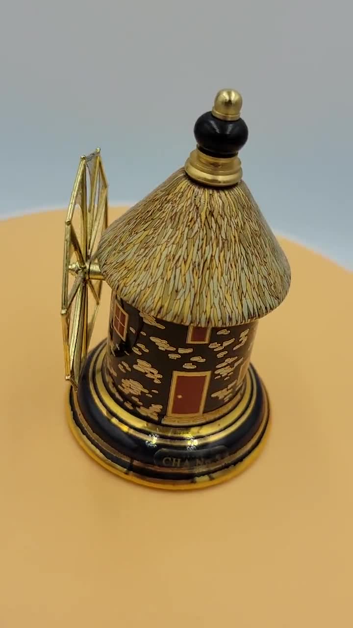 Vintage Pallini Attiki Venus Perfume Bottle, Hand Painted Greek
