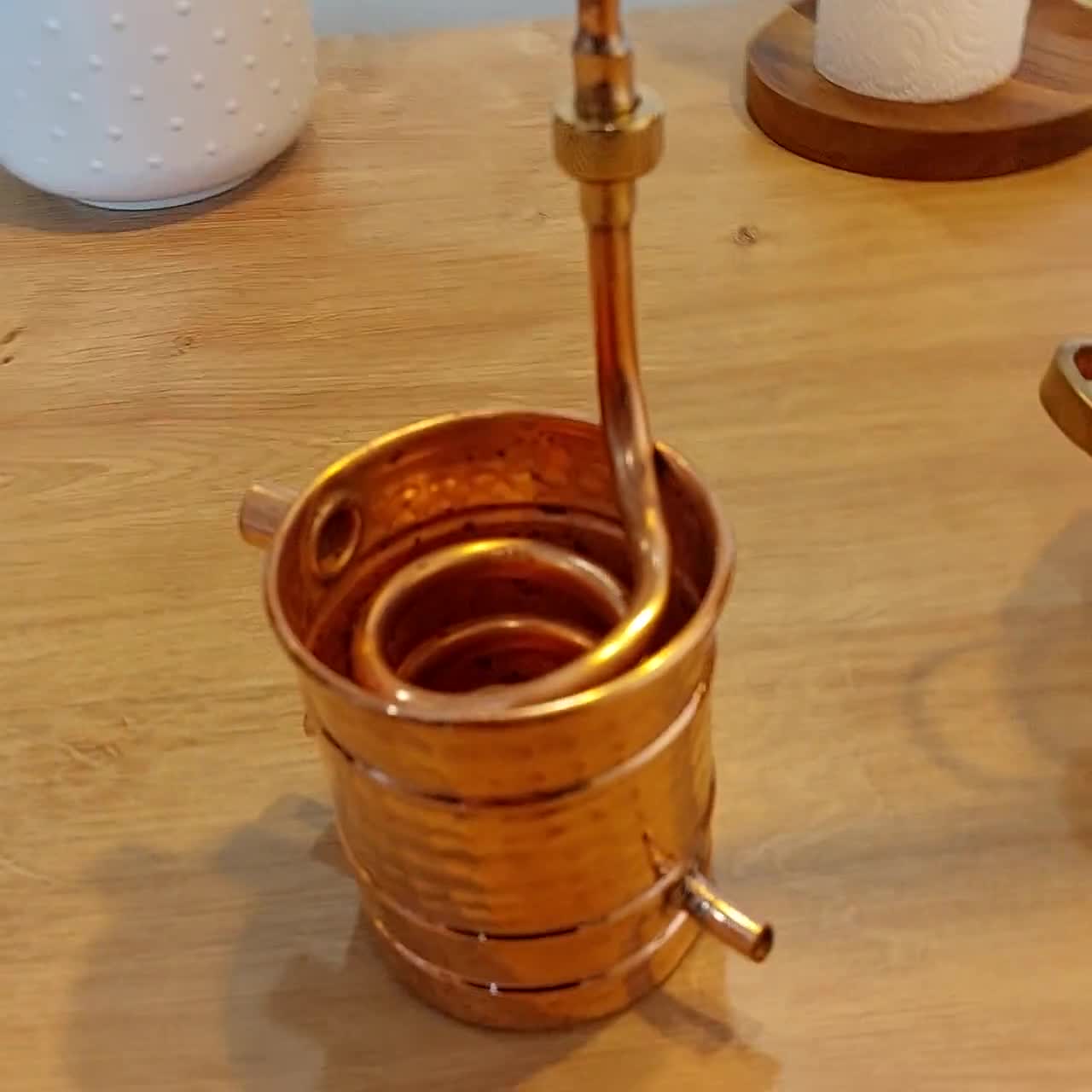伝統的なアレンビック 1L / 銅製アレンビック蒸留器 / アレンビック