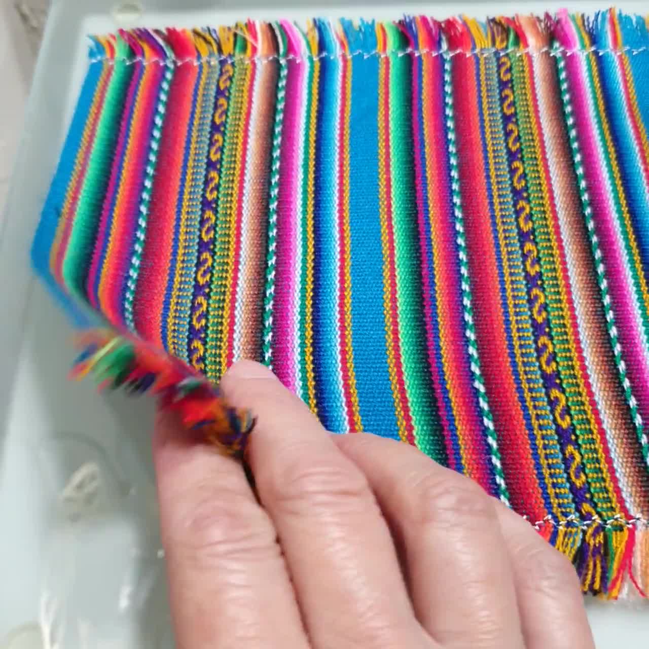 Andean Table Runner: Ethnic Multicolored Stripe, Soho Decor - Etsy