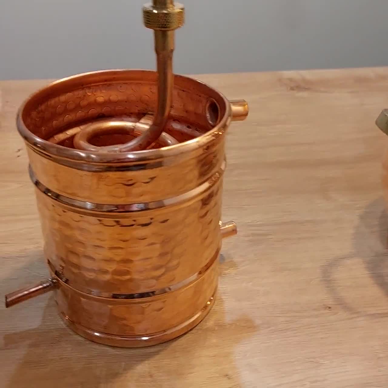 伝統的なアランビック式蒸留器 5L / 銅製アランビック式蒸留器