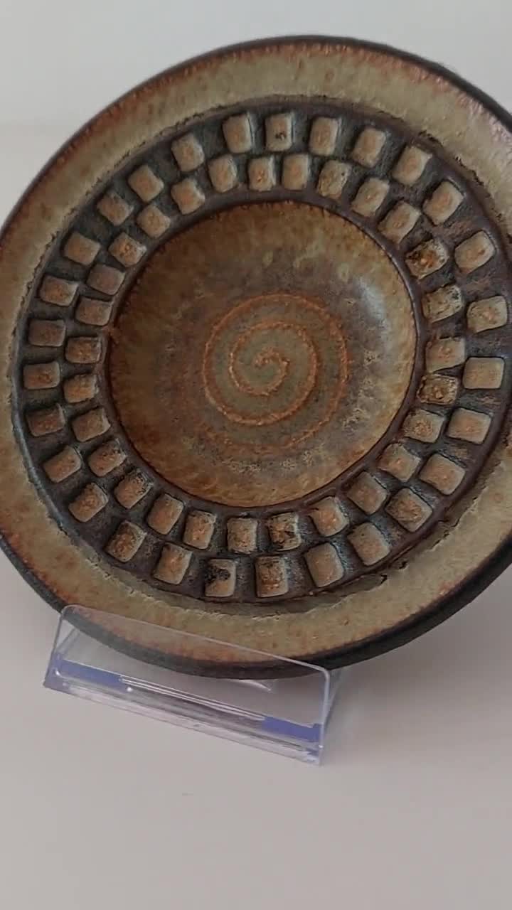 Vintage Søholm Stentøj Stoneware Bowl: Danish Mid-century Modern