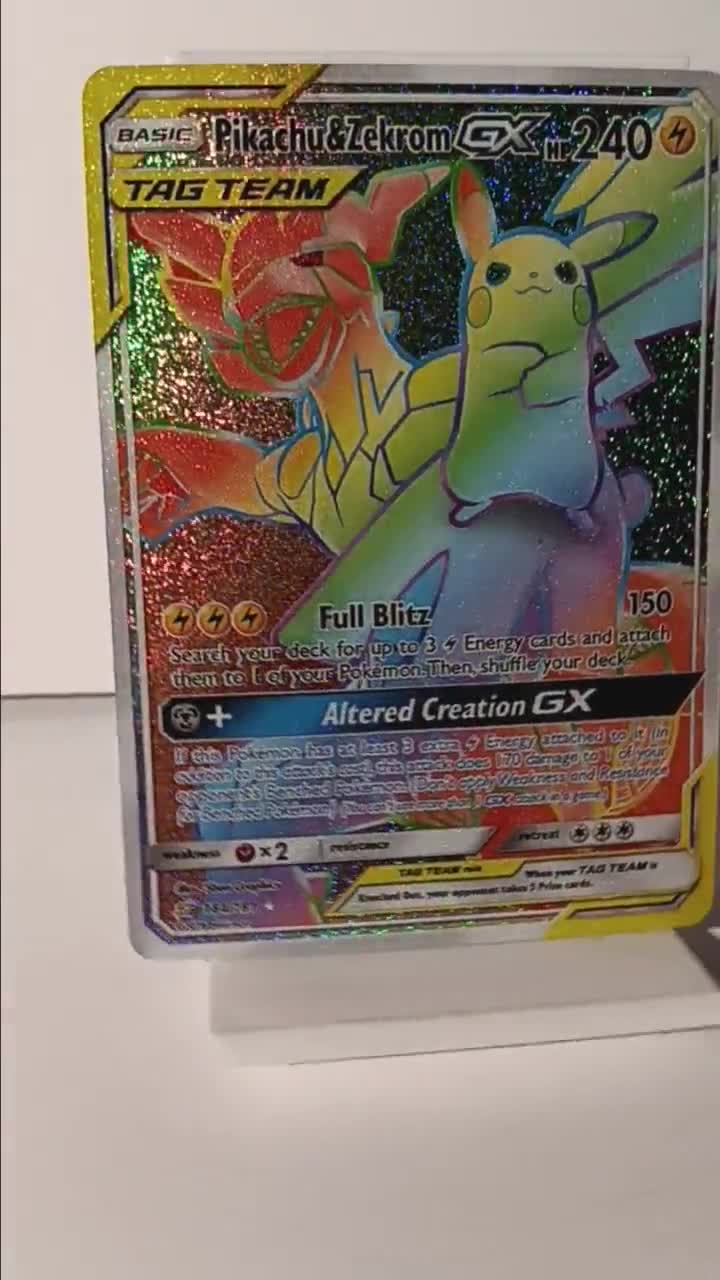 Pikachu & Zekrom GX - Team up - 184/181 / Secret Rare - Perfect