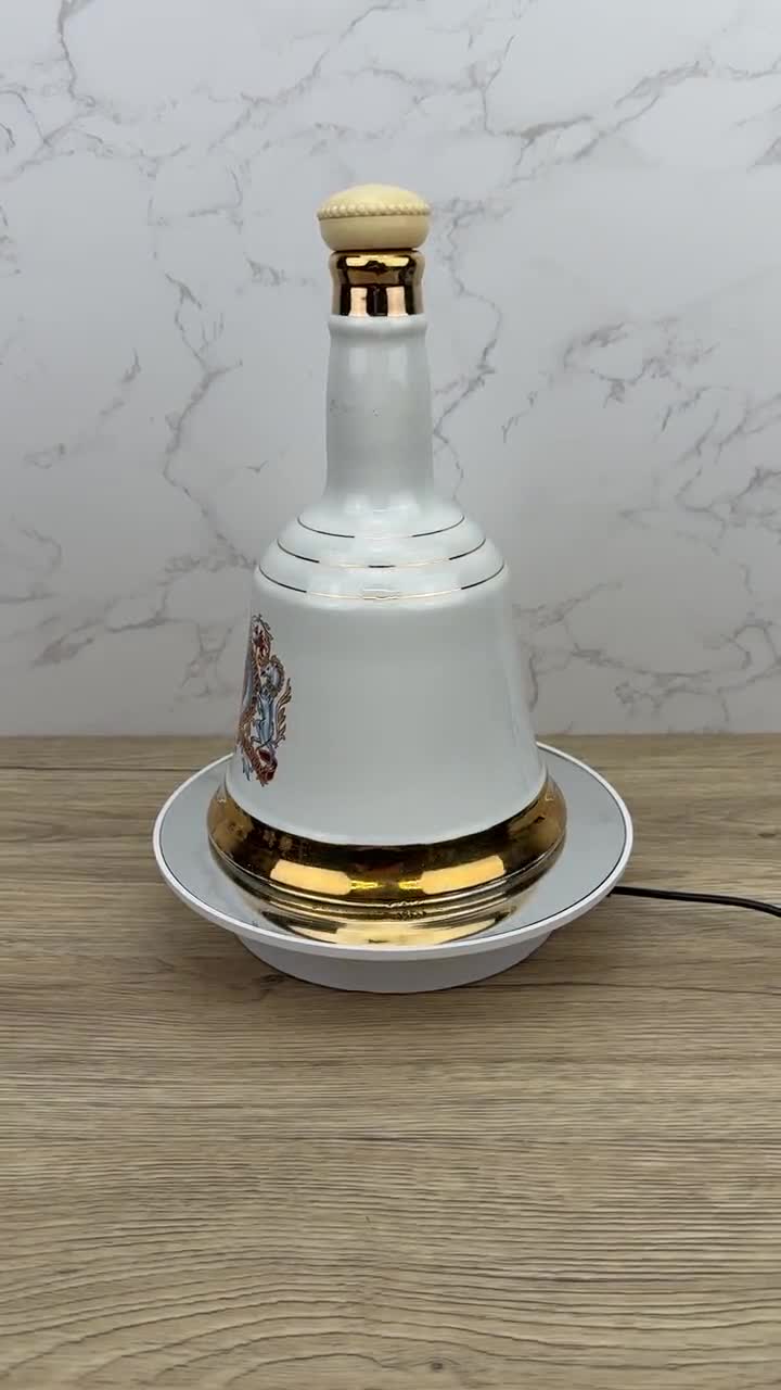 Vintage WADE Porcelain Decanter, Prince Charles & Lady Diana 1981