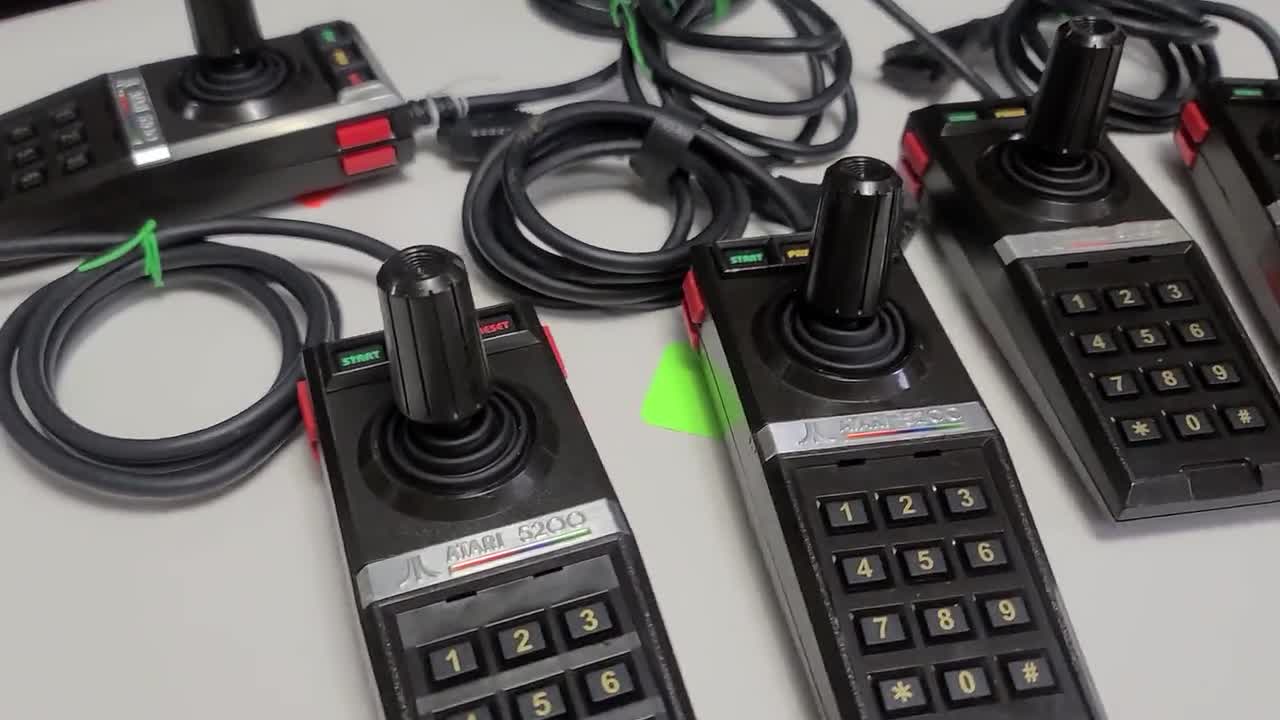 Atari 5200 Controller CX-52 CX52, Cleaned, Calibrated, Tested, and