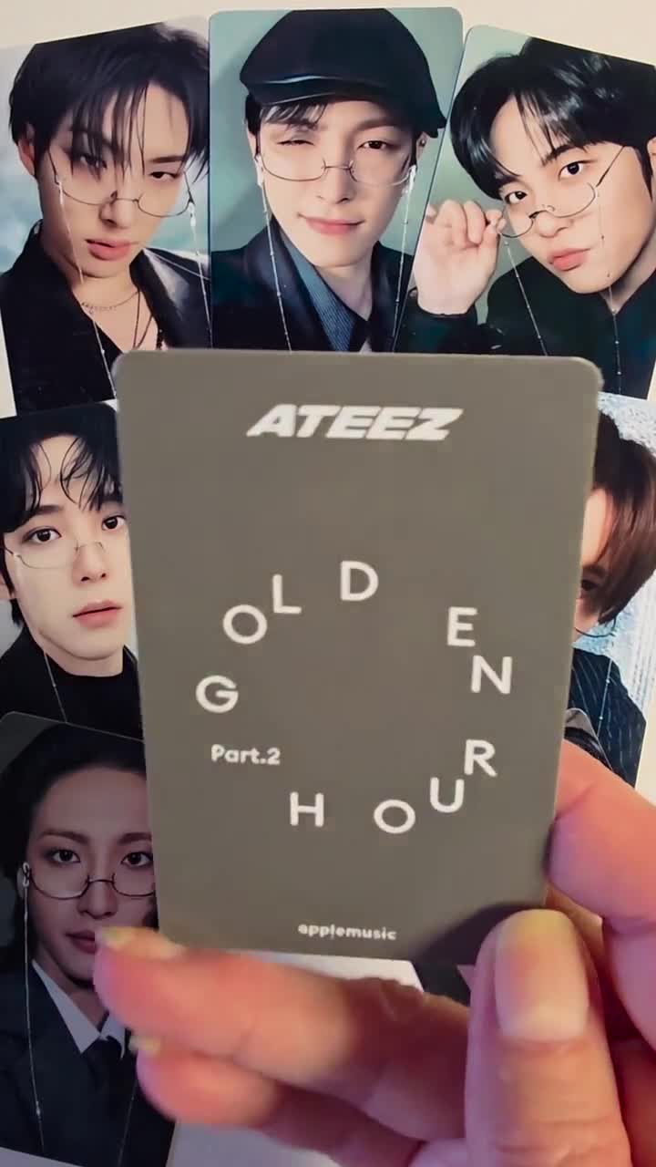 ATEEZ Golden Hour 2 Apple Music POB Photocards - Etsy