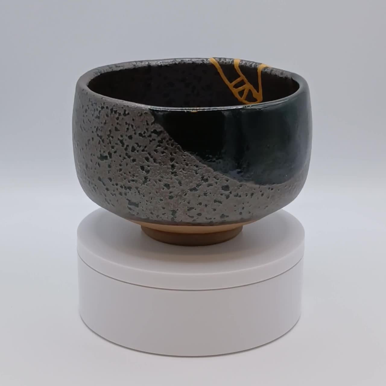 24金金継ぎ茶碗：食品安全セラミック抹茶碗 - Etsy 日本