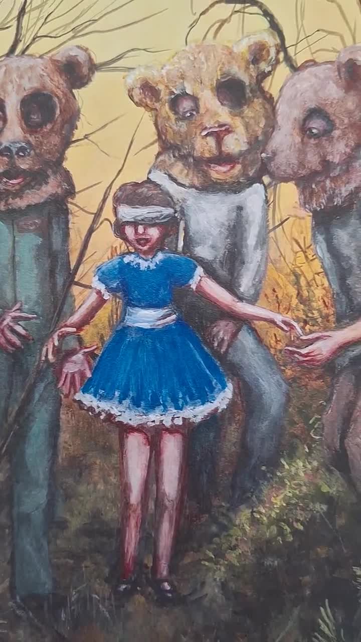 Teddy Bears' Picnic Art Print: Dark Fairy Tale Horror (digital) - Etsy