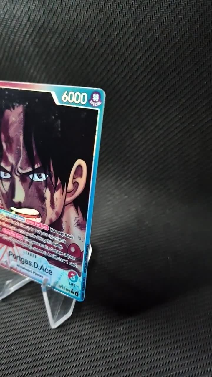 One Piece Proxy Card Leader Holo - Portgas.d.ace OP13-002 Alt Art