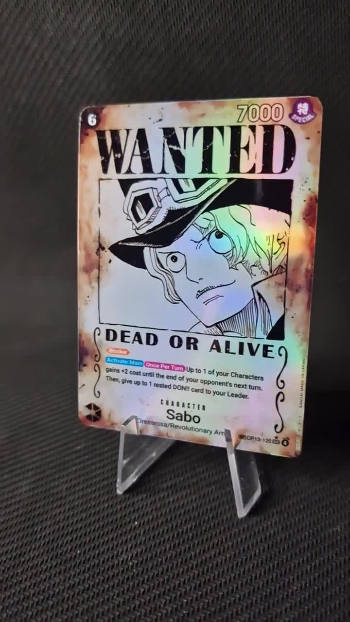 One Piece Proxy Card Holo - Sabo OP13-120 Character Alt ART Wanted
