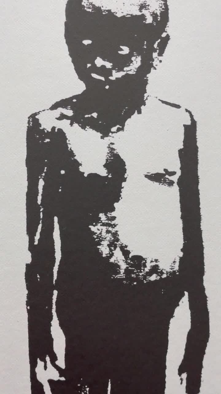 BANKSY - Skinny Kid - Numbered Edition X/150, 50 X 70 Cm #banksy