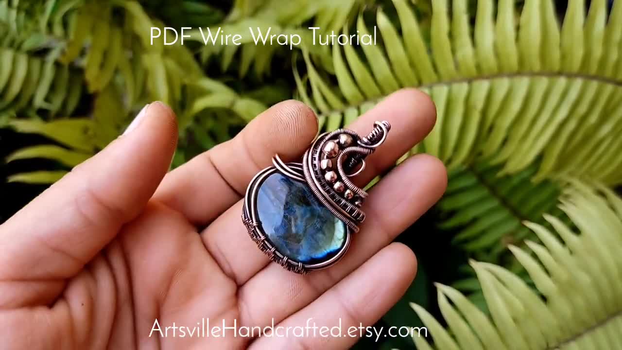 ワイヤーラッピングチュートリアル、ワイヤー織りチュートリアル