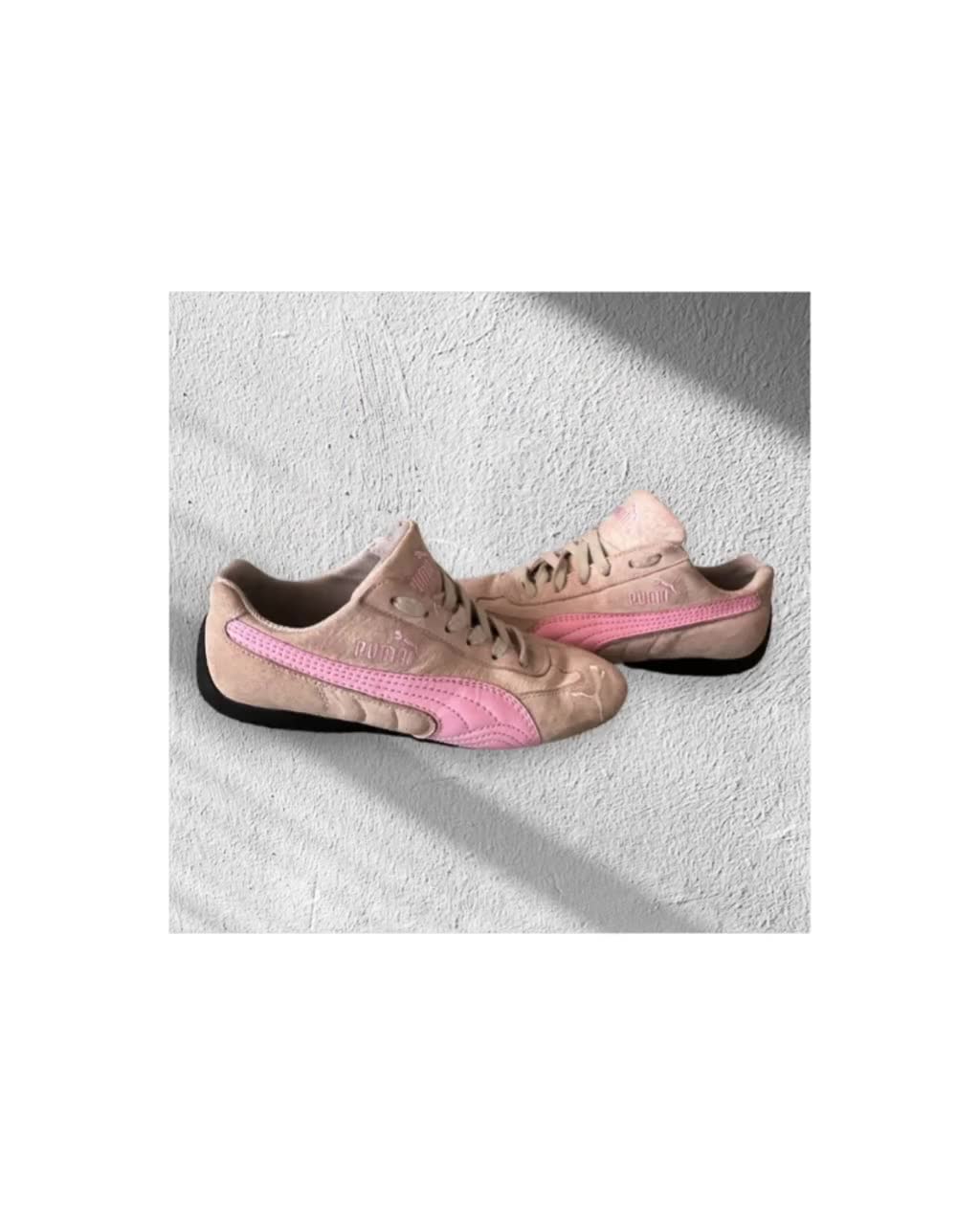 Puma Speedcat Vintage Leather Sneakers Y2K Archive White Pink