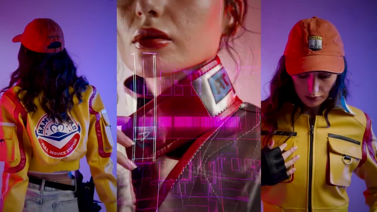 伝説のレイスボレロジャケット 未来的なサイバーパンクジャケット