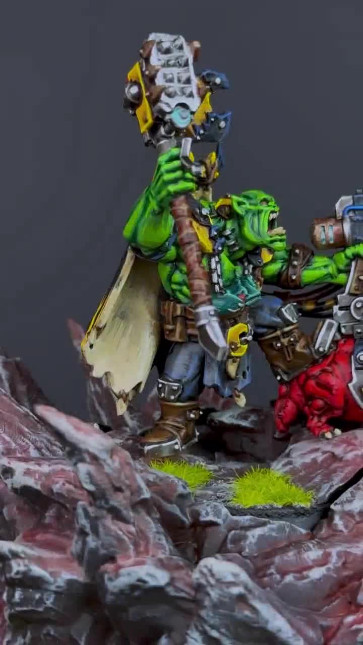 Ufthak Blackhawk With Diorama, Orks, Xenos Armies, Warhammer 40000