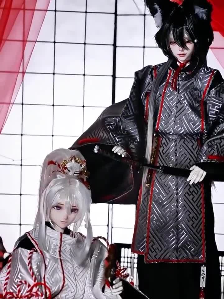 Bjd Doll 1/4 Aoki A Fullset Hallowed Inari Shrine Male Japanese
