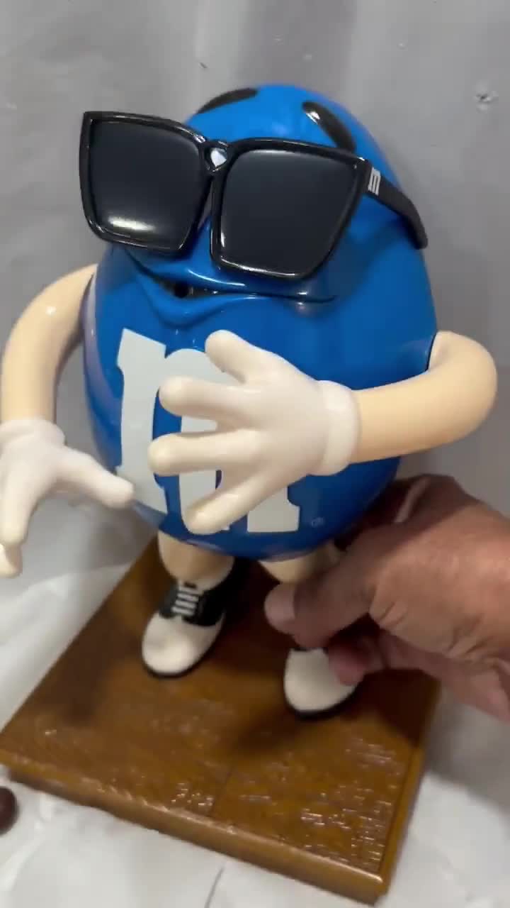 ヴィンテージ M&M ブルー 演奏サックス キャンディディスペンサー