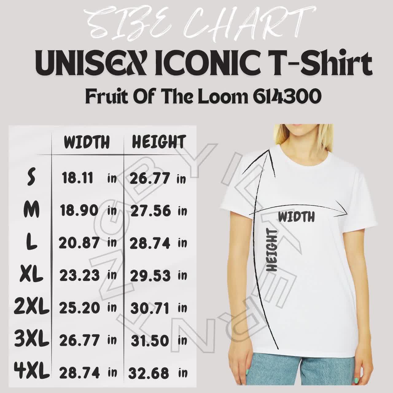 Tシャツ サイズ表 I Fruit Of The Loom 614300 サイズ表 | サイズ表