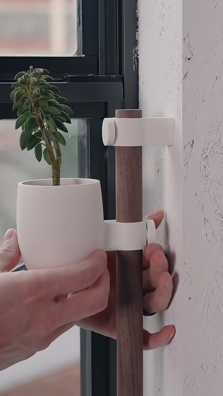 垂直レールプランター：Lofted Goodsの壁掛けシステム - Etsy 日本