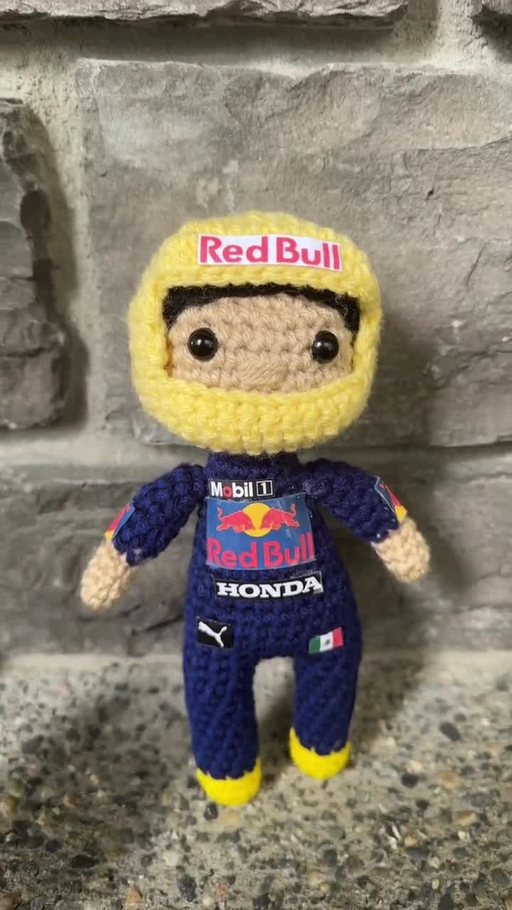 Formula One Doll Pattern, Driver Doll Pattern, Driver PDF, Crochet