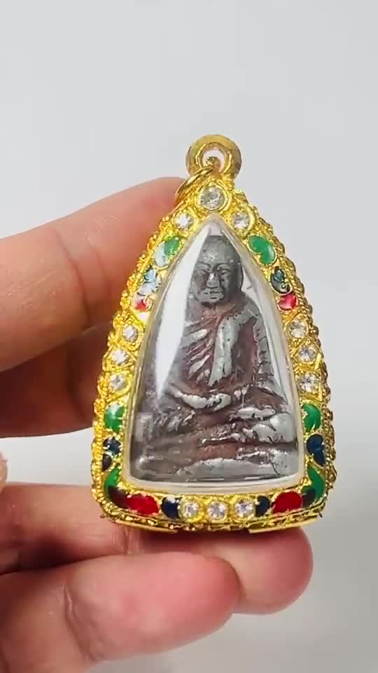 Luang Pho Ngern Silver Amulet | Wat Bang Klan, 1971 Thai Bud - Etsy