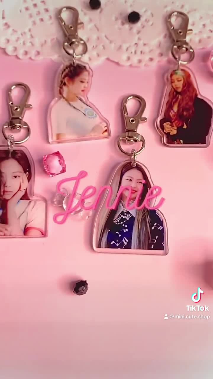 BLACKPINK Singles Style Acrylic Keychain Keyring Phonecharm