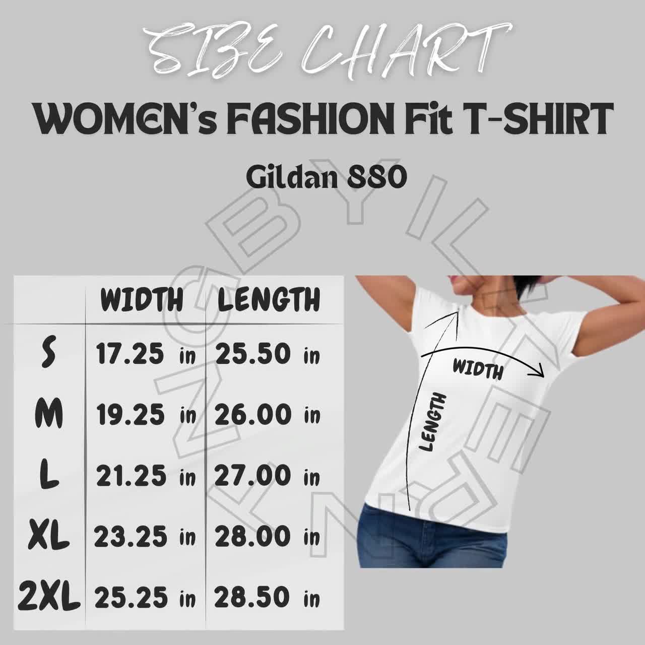 まとめ売り　LLサイズ中心 Tシャツサイズ表 I Gildan 880 サイズ表 | サイズ表 | レディース