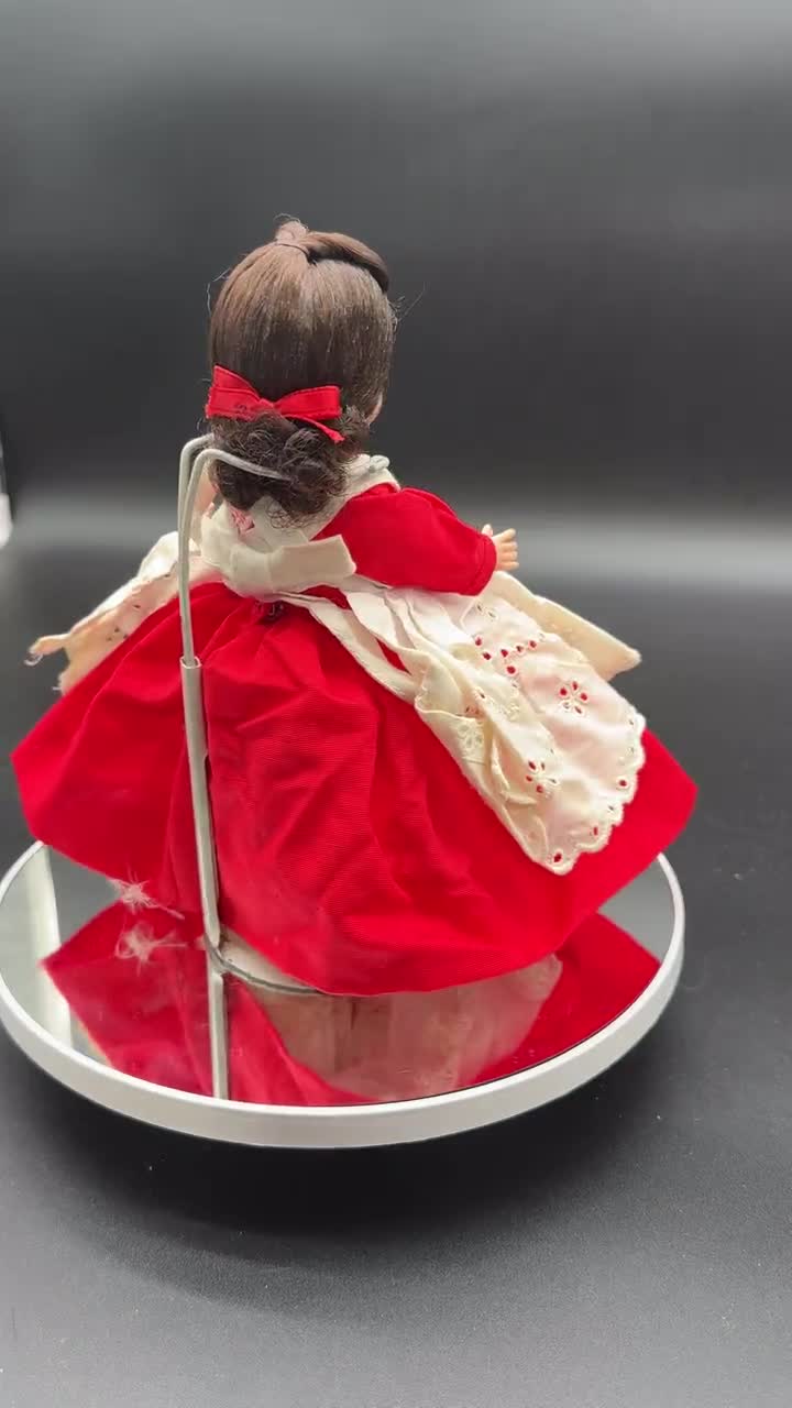 Vintage Madame Alexander-kins Jo Doll – Little Women Series – Red