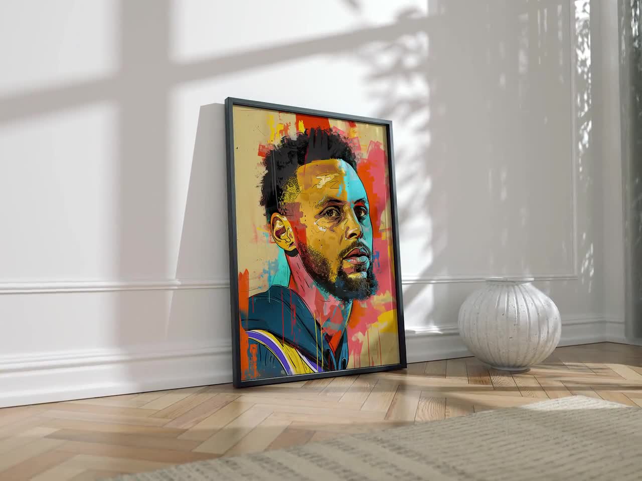 Stephen Curry Wall Art, Basketball Poster, NBA Fan Decor - Etsy