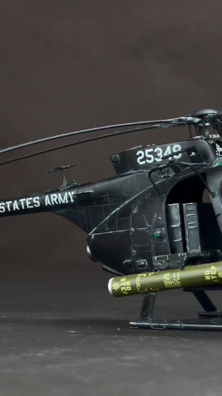 ハンドメイド AH-6J リトルバード ナイトストーカーズ モデル 1:35