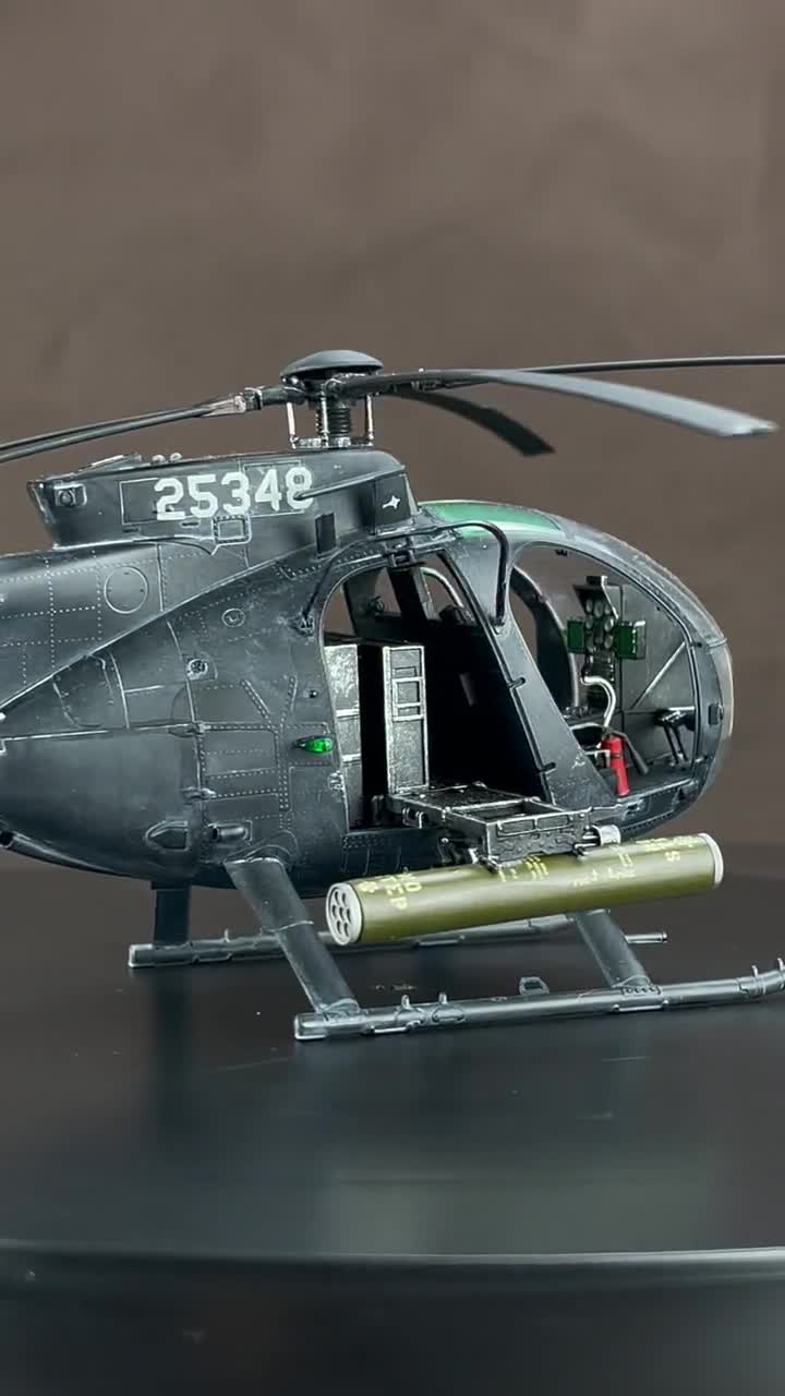 プロビルト AH-6J リトルバード ナイトストーカーズモデル 1:35